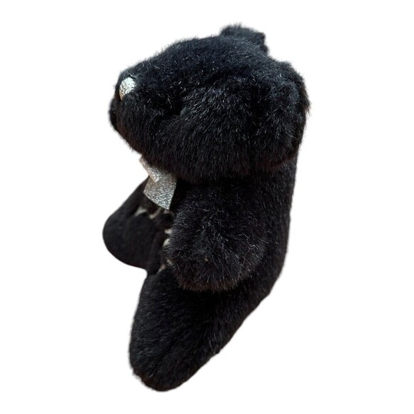Teddy Bear 2000 Stuffed Animal Plush‎ 6” Black New Year’s Day - Picture 2 of 4